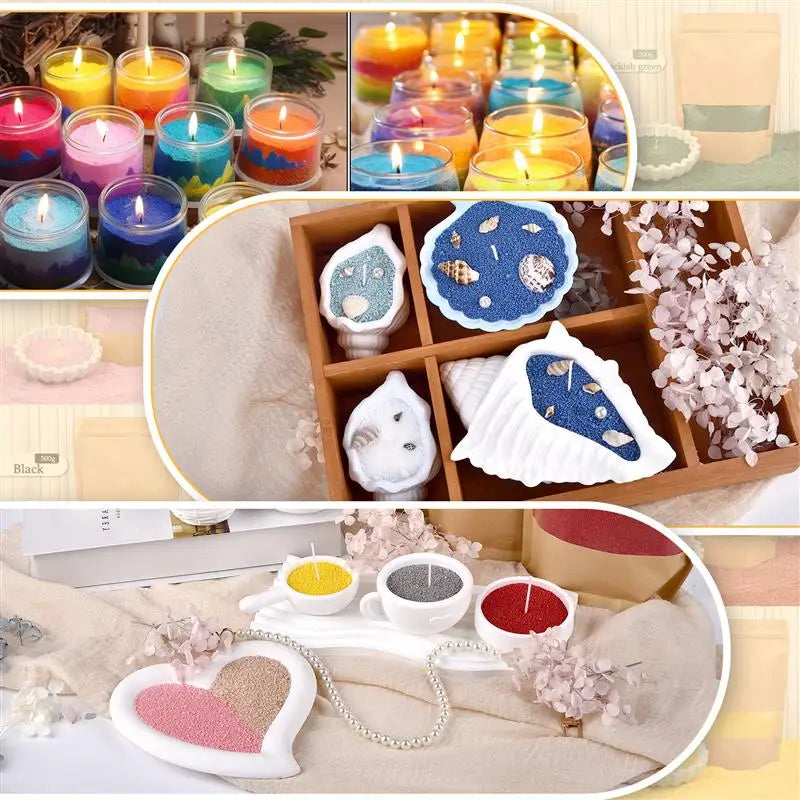 Colourful Granular Wax