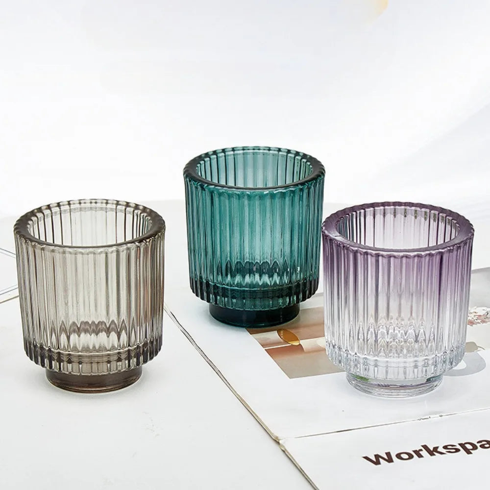 Glass Tealight & Votive Candle Holders