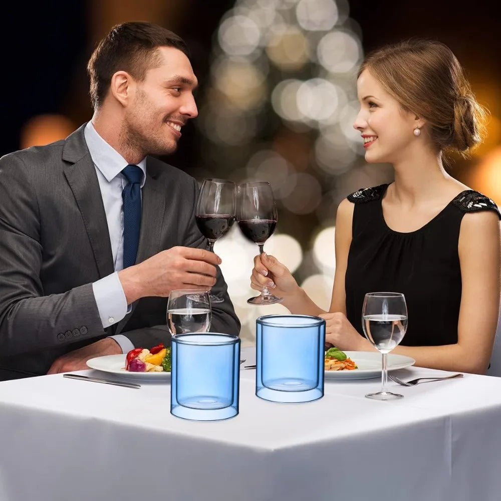 Clear Glass Candles Cup