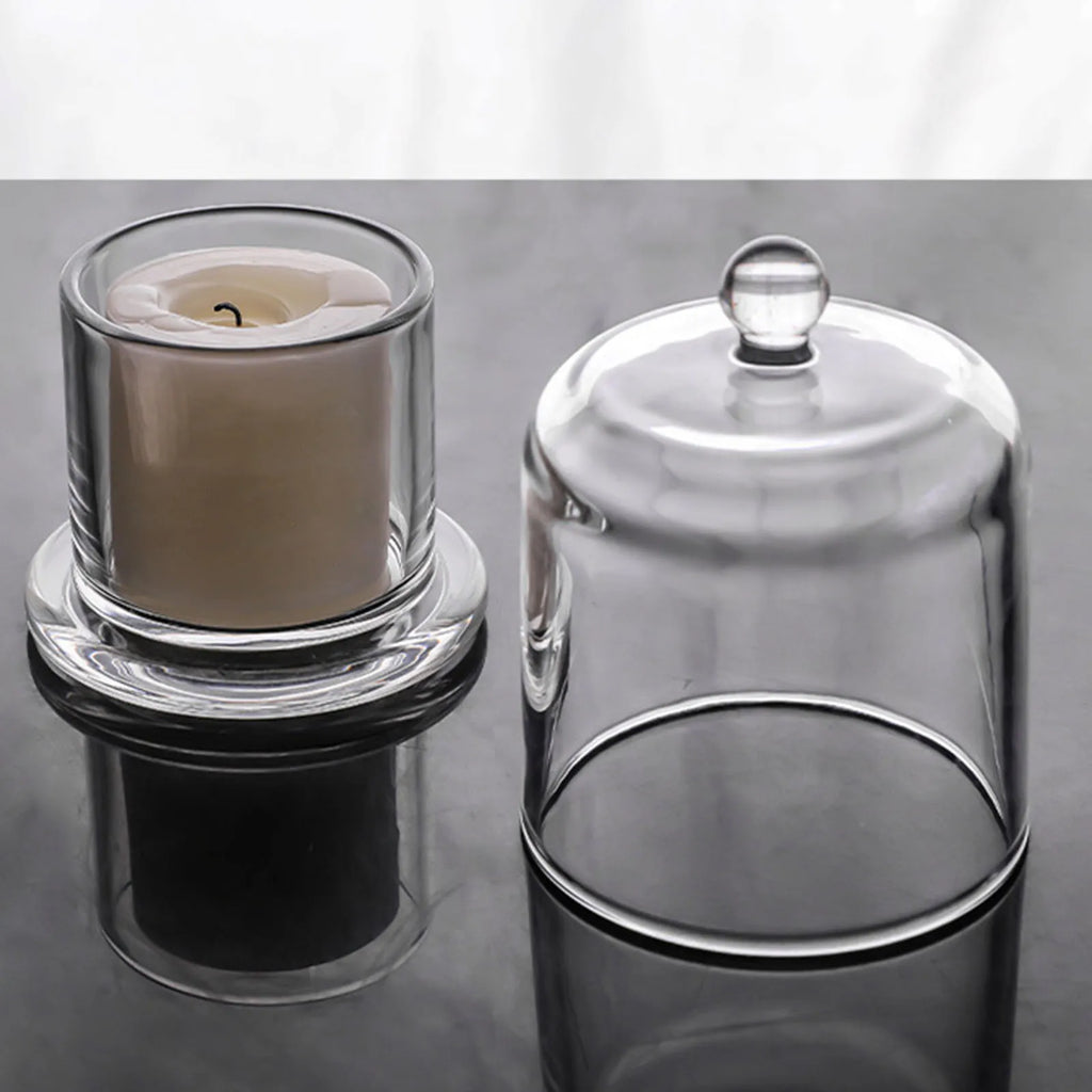 Glass Candle Holder