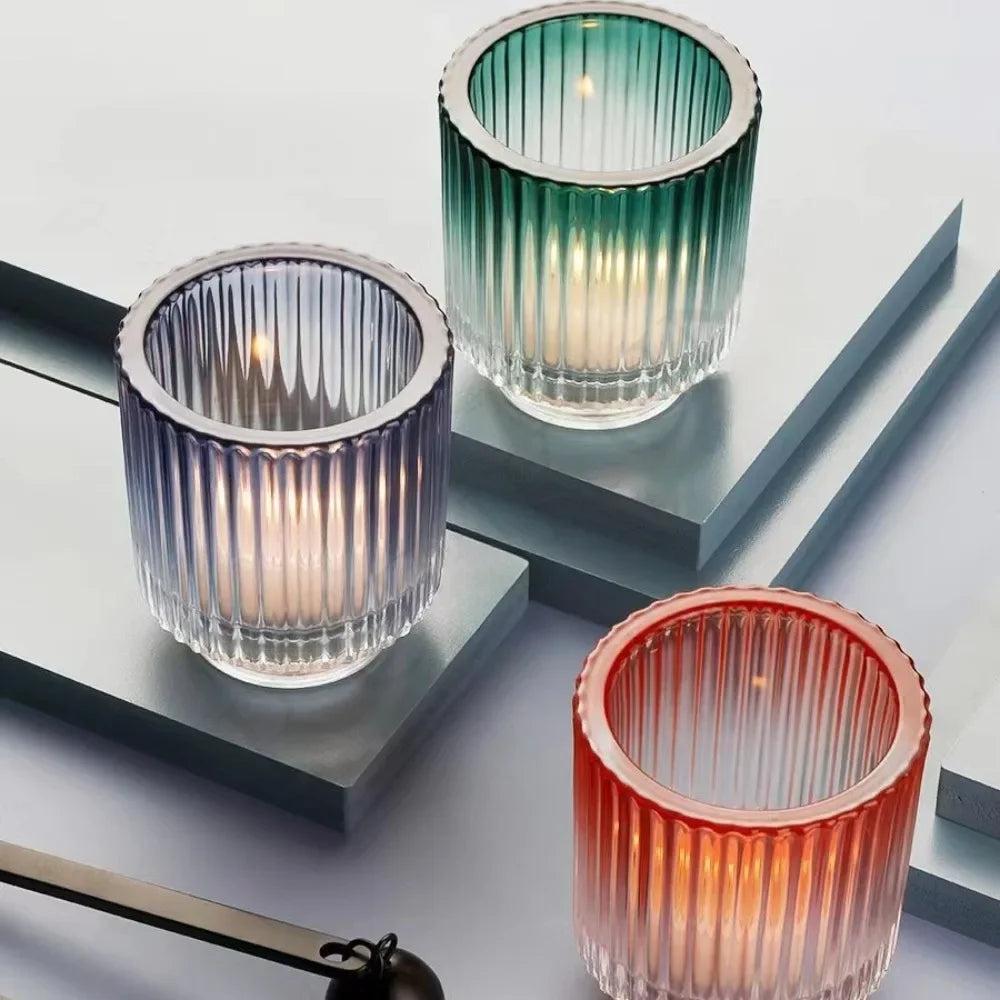 Glass Tealight & Votive Candle Holders