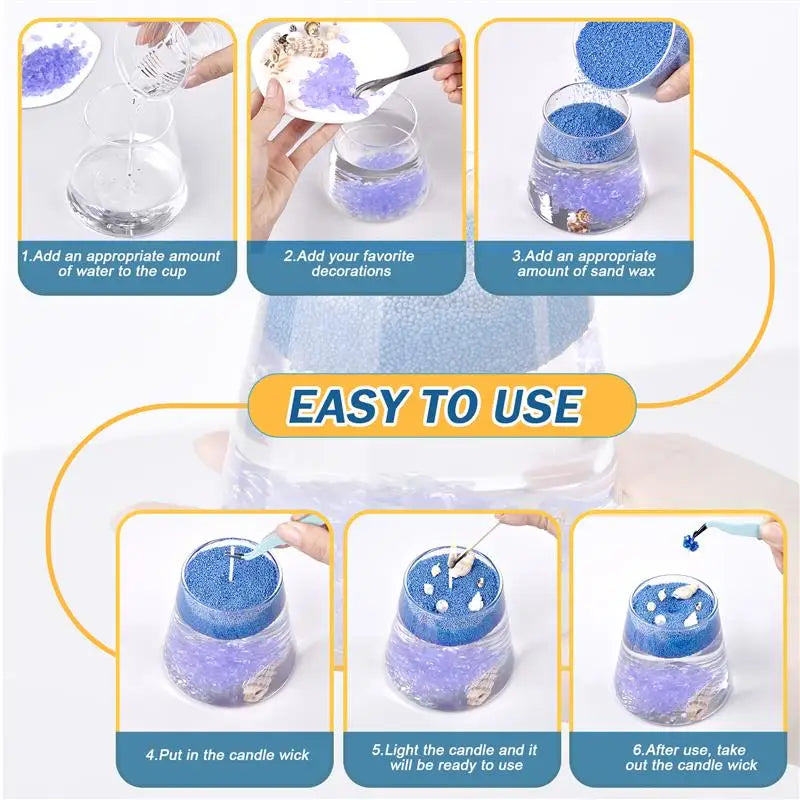 Colourful Granular Wax