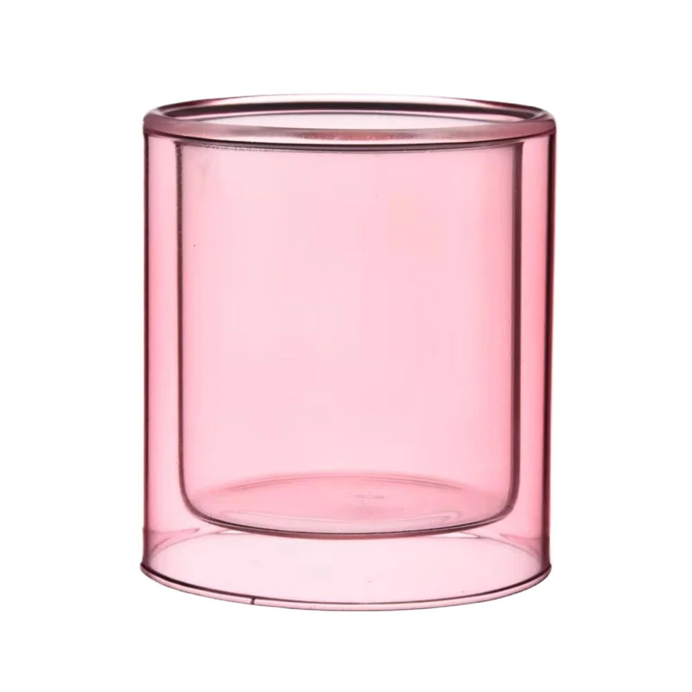 Clear Glass Candles Cup
