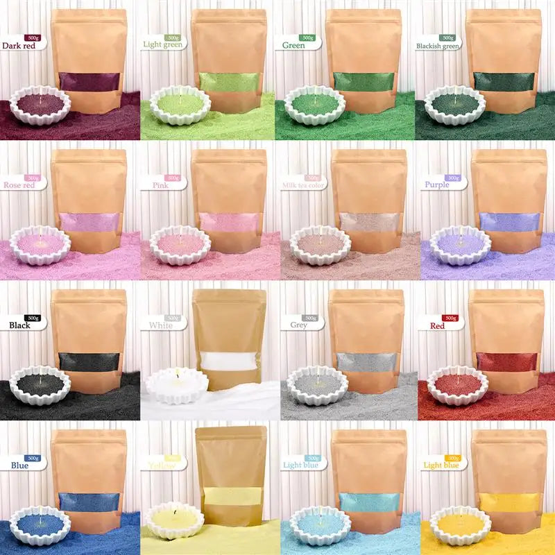 Colourful Granular Wax